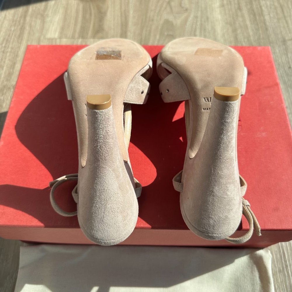 Valentino gem suede heels sandals - Picture 5 of 5